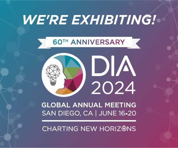 We are exhibiting at booth 1736 @ DIA2024 in San Diego.